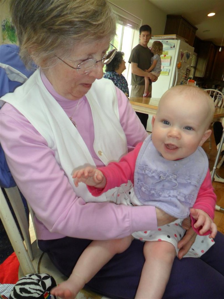 Carolyn with Great Grandma Joan