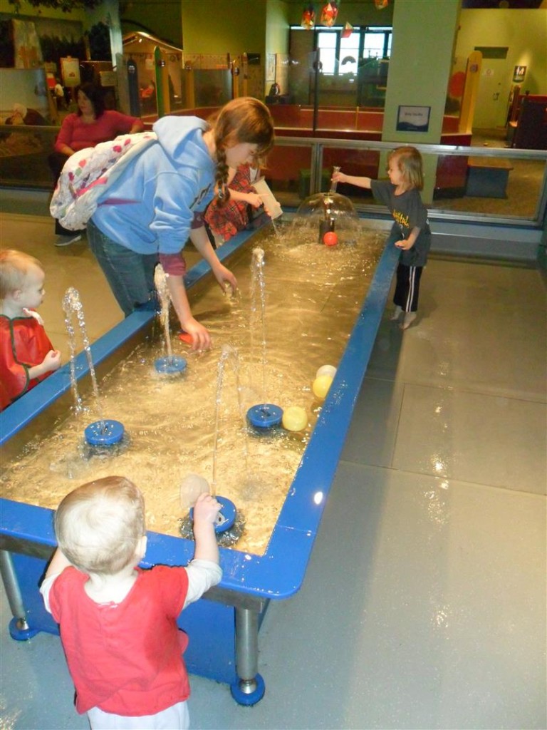 Water table fun!