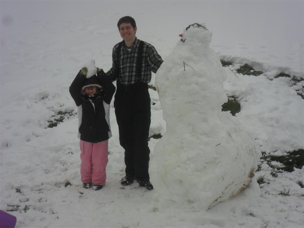 The giant snowman!