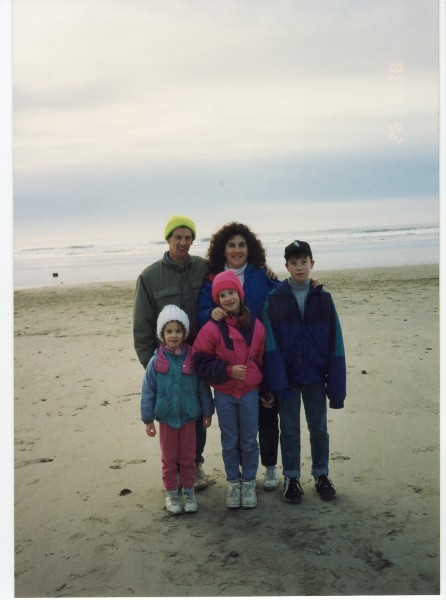 Family beach trip when we were kids.