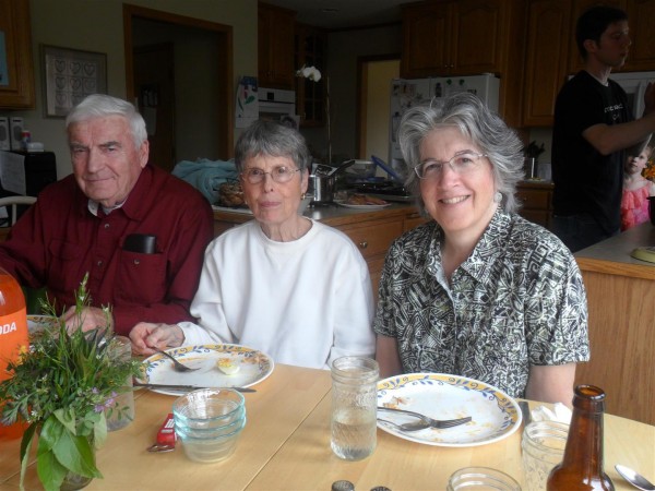 Gran, Grandpa and Mom!