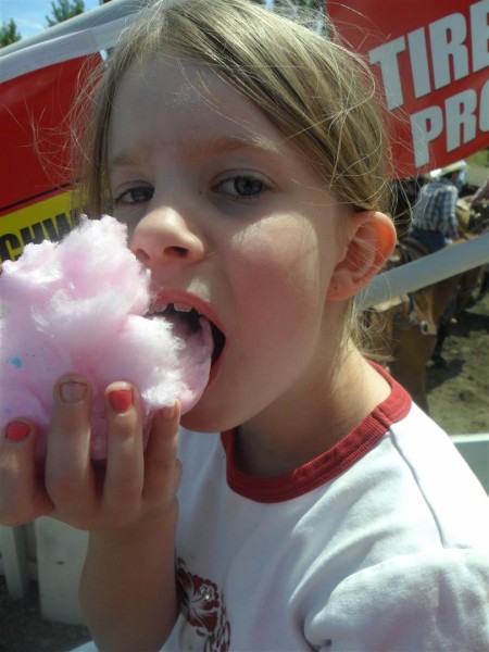 Cotton candy treat!
