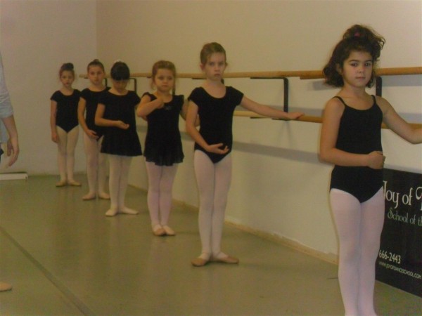 Anna at the barre