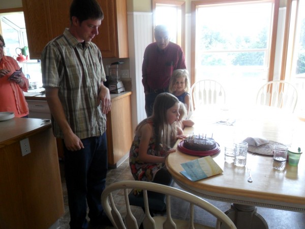 Birthday celebrations with the family for Anna, Jordan, Jennifer and Dad D. It was a good gathering.