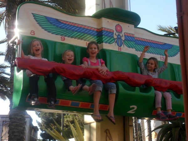 The bouncing ride!
