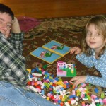 The legos we got on Black Friday have been a huge hit with Anna. She and Brian followed the directions to build the special barn/house. (complete iwth carrots)