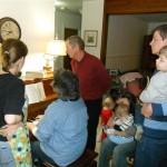 Singing around the piano awhile past the kids' bedtimes. I'd love to do this more! 