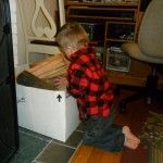 Jordan will learn to feed himself someday. He doesn't pick up food, but he rubs his hands in dirt just so he can suck on dirty fingers!!!