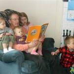 Love this! My dad and four of his grandchildren! (five, going on seven!)