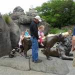 Cute! I love how they were so inseparable during the zoo trip.