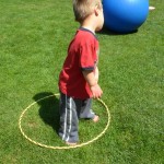 Jordan can play in the grass now if he's supervised! (We haven't been letting him down, because he was eating the grass and choking. But now if we watch him, we can tell him 'no-no' and he understands!)