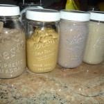Four meals for Jordan in quart jars! No more figuring out his meals from leftovers! He finally has a diet that I know is balanced and enough calories. 