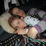 Snuggle time with my Anna. Sweet!