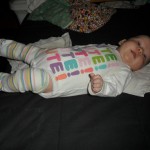It's been too long since I've blogged. She has outgrown this onesie.