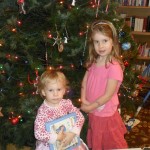 Proud tree decorators. 