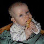 And can you believe it? I gave Carolyn a big old crust of bread during dinner that made her REALLY happy!