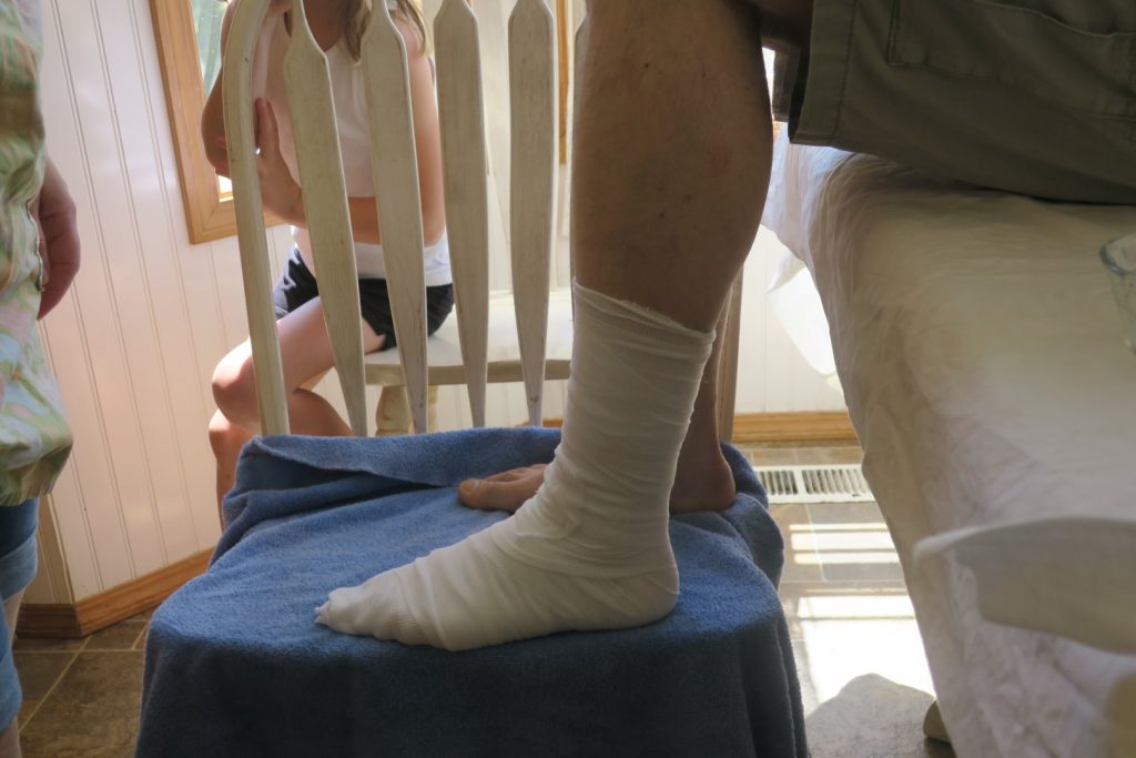 Homemade Plaster Casts Practice Round The Davis Family